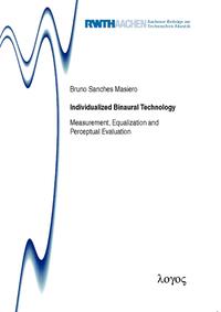 Vorderes Coverbild Individualized Binaural Technology.