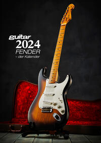 Vorderes Coverbild guitar Fender Kalender 2024