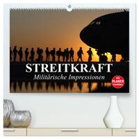 Vorderes Coverbild Streitkraft. Militärische Impressionen (hochwertiger Premium Wandkalender 2025 DIN A2 quer), Kunstdruck in Hochglanz