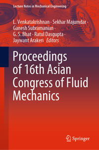 Vorderes Coverbild Proceedings of 16th Asian Congress of Fluid Mechanics