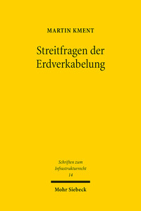 Vorderes Coverbild Streitfragen der Erdverkabelung