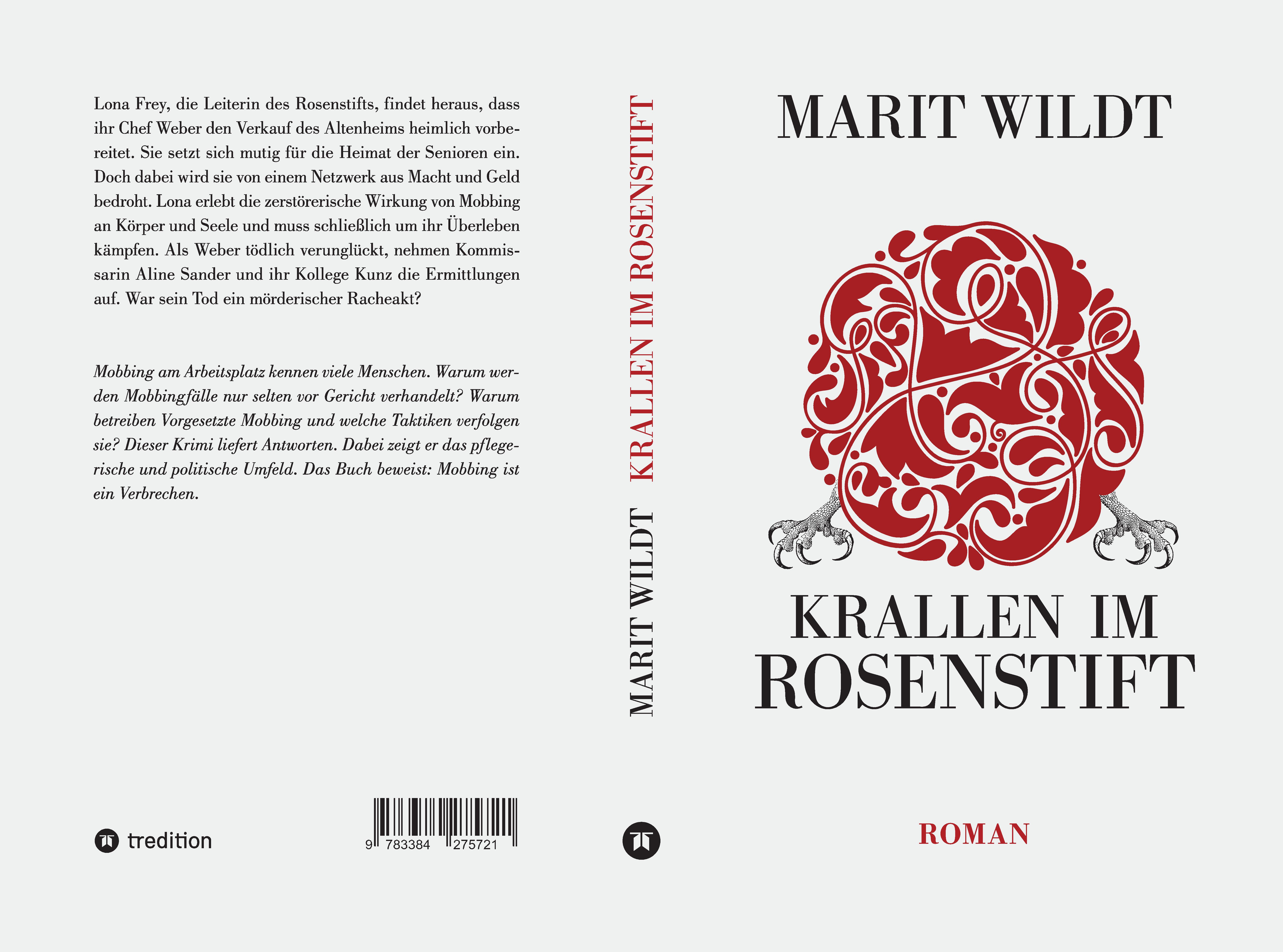 Gesamtes Coverbild Krallen im Rosenstift