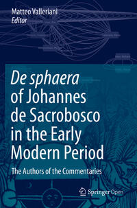 Vorderes Coverbild De sphaera of Johannes de Sacrobosco in the Early Modern Period