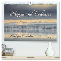 Vorderes Coverbild Hegau und Bodensee - Lieblingsorte entdecken (hochwertiger Premium Wandkalender 2025 DIN A2 quer), Kunstdruck in Hochglanz