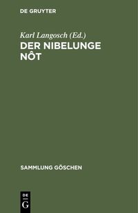 Vorderes Coverbild Der Nibelunge Nôt