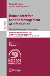 Vorderes Coverbild Human Interface and the Management of Information. Designing Information Environments
