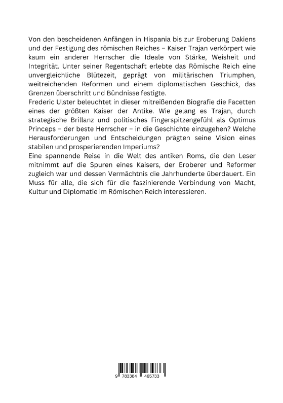 Rückseitencover Trajan: Der Aufstieg des Optimus Princeps