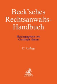 Vorderes Coverbild Beck'sches Rechtsanwalts-Handbuch