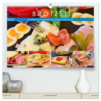 Vorderes Coverbild Brotzeit. Zünftige Schmankerl der bayerischen Kultur (hochwertiger Premium Wandkalender 2025 DIN A2 quer), Kunstdruck in Hochglanz