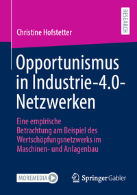 Vorderes Coverbild Opportunismus in Industrie-4.0-Netzwerken