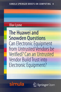 Vorderes Coverbild The Huawei and Snowden Questions