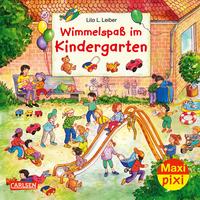 Vorderes Coverbild Maxi Pixi 296: Wimmelspaß im Kindergarten