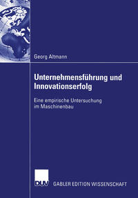 Vorderes Coverbild Unternehmensführung und Innovationserfolg