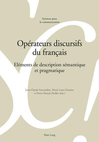 Vorderes Coverbild Opérateurs discursifs du français