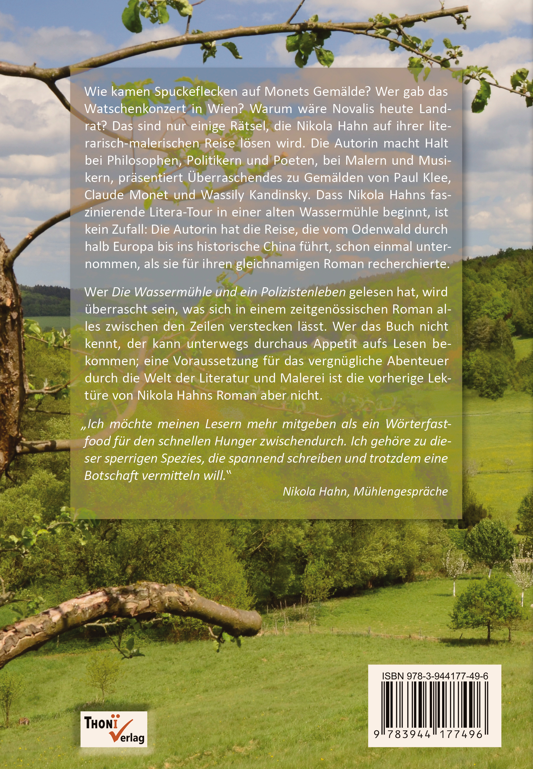 Rückseitencover Die Wassermühle