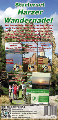 Vorderes Coverbild Starterset Harzer Wandernadel