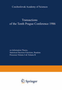 Vorderes Coverbild Transactions of the Tenth Prague Conference on Information Theory, Statistical Decision Functions, Random Processes
