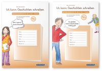 Vorderes Coverbild Ich kann Geschichten schreiben Teil 1 und 2 im Set - 2 Schülerarbeitshefte für die 2. bis 4. Klasse
