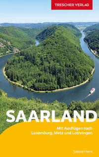 Vorderes Coverbild TRESCHER Reiseführer Saarland
