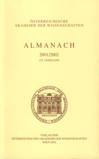 Vorderes Coverbild Almanach der Akademie der Wissenschaften / 152 Jahrgang. Gebundene Ausgabe