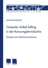 Vorderes Coverbild Computer Aided Selling in der Konsumgüterindustrie