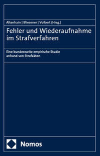 Vorderes Coverbild Fehler und Wiederaufnahme im Strafverfahren