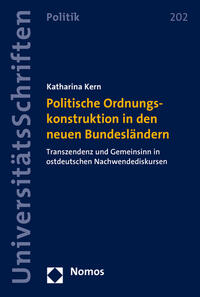 Vorderes Coverbild Politische Ordnungskonstruktion in den neuen Bundesländern