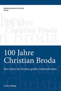 Vorderes Coverbild 100 Jahre Christian Broda