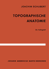 Vorderes Coverbild Topographische Anatomie