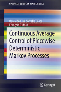 Vorderes Coverbild Continuous Average Control of Piecewise Deterministic Markov Processes