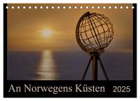 Vorderes Coverbild An Norwegens Küsten (Tischkalender 2025 DIN A5 quer), CALVENDO Monatskalender