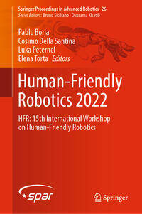 Vorderes Coverbild Human-Friendly Robotics 2022