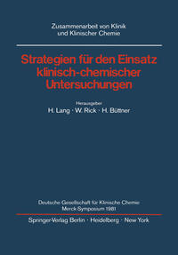 Vorderes Coverbild Strategien für den Einsatz klinisch-chemischer Untersuchungen