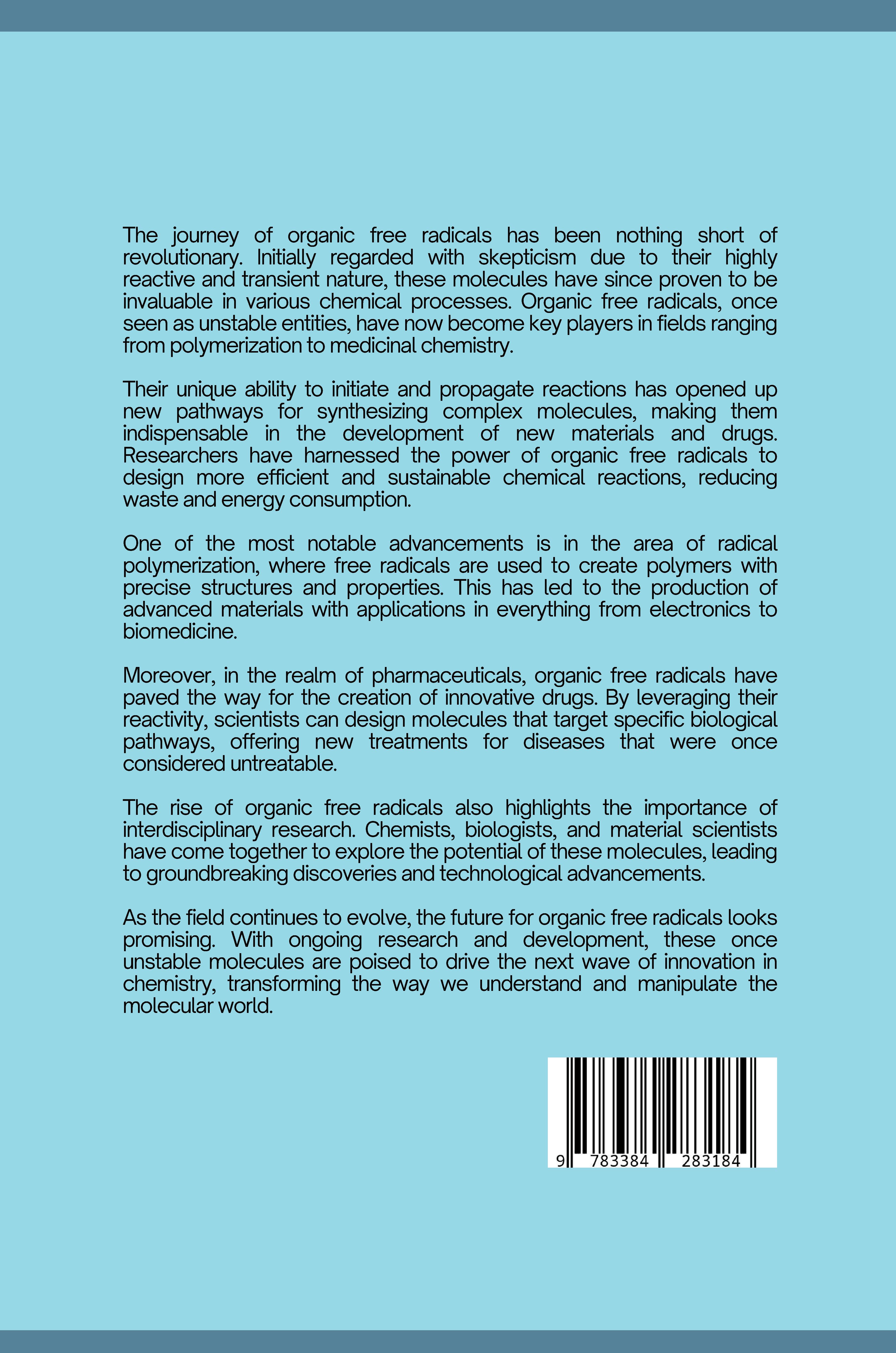 Rückseitencover From Unstable to Unstoppable: The Rise of Organic Free Radicals in Chemistry