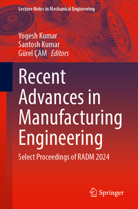 Vorderes Coverbild Recent Advances in Manufacturing Engineering