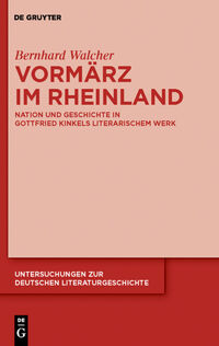 Vorderes Coverbild Vormärz im Rheinland