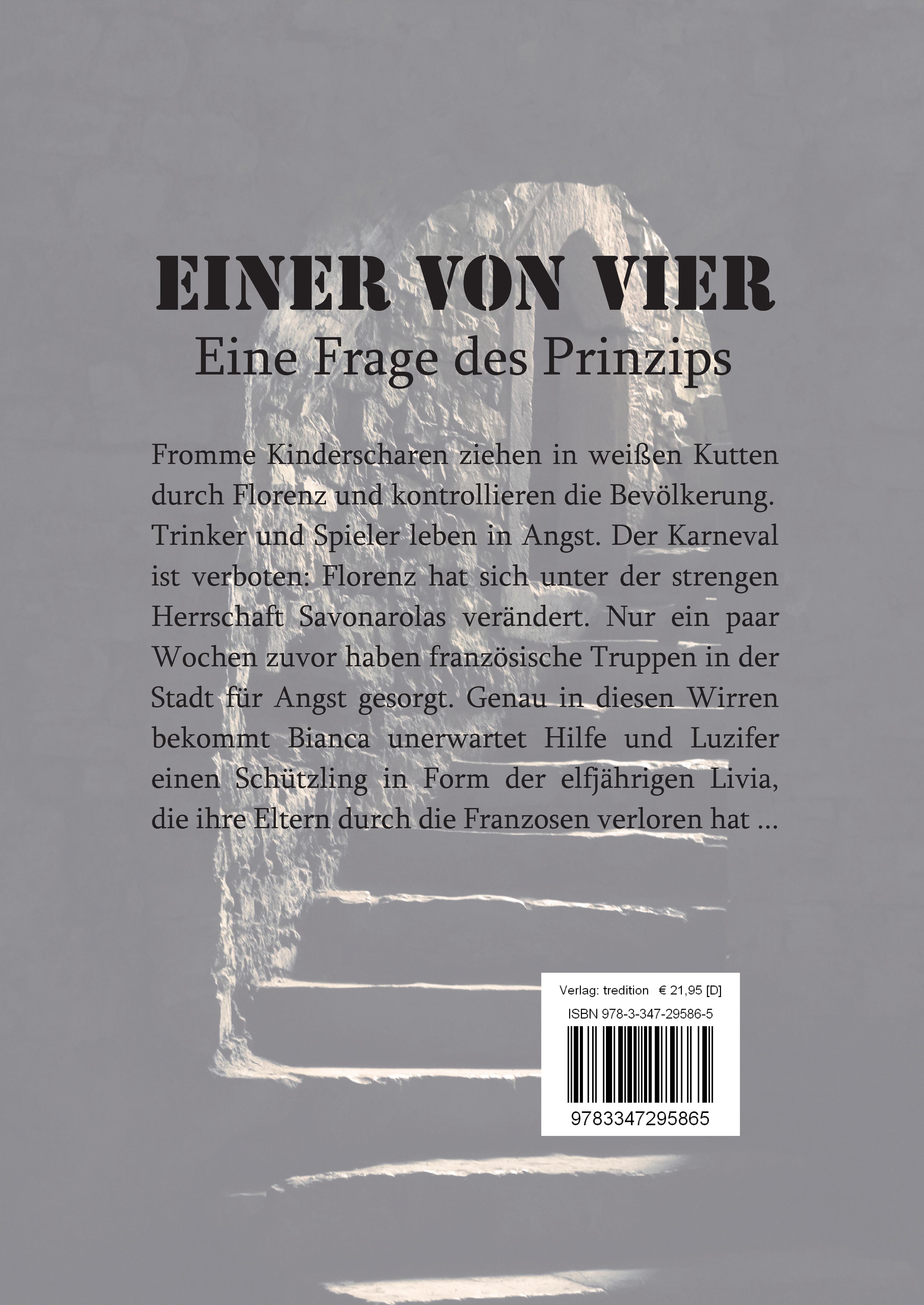 Rückseitencover Einer von vier