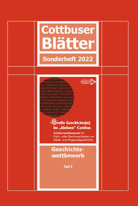 Vorderes Coverbild Cottbuser Blätter - Große Geschichte(n) im "kleinen" Cottbus