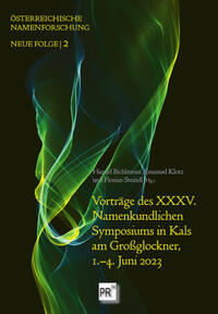 Vorderes Coverbild Vorträge des XXXV. Namenkundlichen Symposiums in Kals am Großglockner, 1.–4. Juni 2023