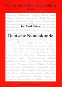 Vorderes Coverbild Deutsche Namenkunde