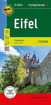 Vorderes Coverbild Eifel, Freizeitkarte 1:170.000, freytag & berndt