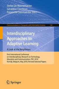 Vorderes Coverbild Interdisciplinary Approaches to Adaptive Learning: A Look at the Neighbours