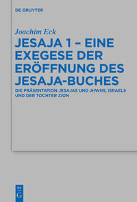 Vorderes Coverbild Jesaja 1 - Eine Exegese der Eröffnung des Jesaja-Buches