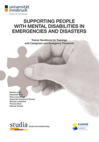 Vorderes Coverbild Supporting people with mental disabilities in emergencies and disasters