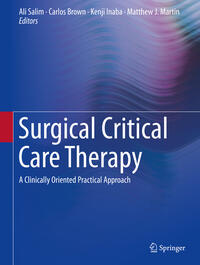 Vorderes Coverbild Surgical Critical Care Therapy
