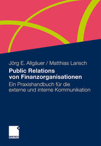 Vorderes Coverbild Public Relations von Finanzorganisationen