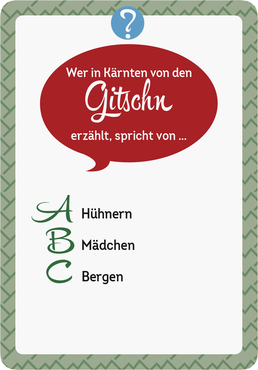 Beispielinhalt (Bild) Servus! Das rot-weiß-rote Dialekte-Quiz