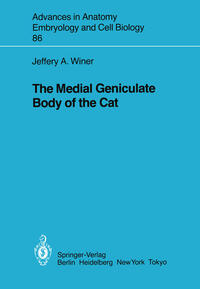 Vorderes Coverbild The Medial Geniculate Body of the Cat