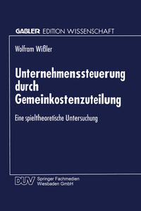Vorderes Coverbild Unternehmenssteuerung durch Gemeinkostenzuteilung