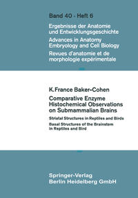 Vorderes Coverbild Comparative Enzyme Histochemical Observations on Submammalian Brains